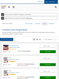 The Coretta Scott King Award