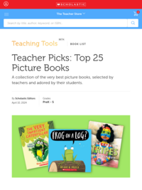 Teachers' Picks: Top 25 Picture Books | Scholastic
