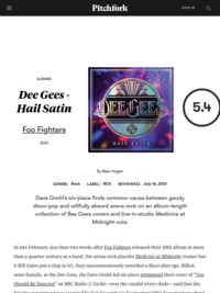 Pitchfork Review: Foo Fighters/Dee Gees - Hail Satin