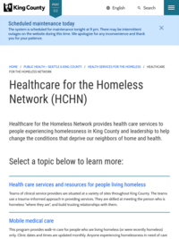 Health Care for the Homeless Network
