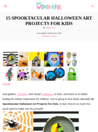 Activity: Spooktacular Halloween Art Projects