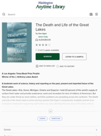 The Death and Life of the Great Lakes - Washington Anytime Library - eaudio