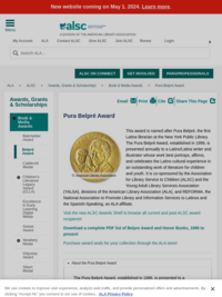 The Pura Belpré Award Home Page
