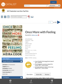Once More with Feeling by Méira Cook