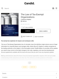 The Law of Tax-Exempt Organizations by Bruce R. Hopkins
