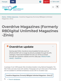 Overdrive Magazines -- Online Resource