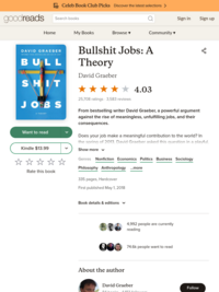 Bullshit Jobs: A Theory by David Graeber