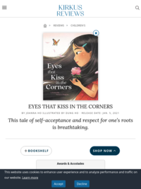 EYES THAT KISS IN THE CORNERS | Kirkus Reviews