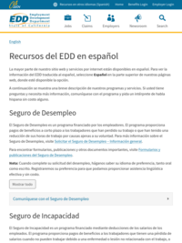 EDD Programas de Beneficios Online