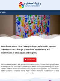 Rainbow House – Regional Child Advocacy Center – Children’s Emergency Shelter