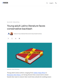 Young adult Latino literature faces conservative backlash