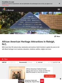 African-American Heritage Attractions in Raleigh, N.C.