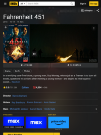 Fahrenheit 451 (2018) - IMDb