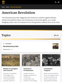 History American Revolution