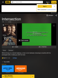 Intersection (1994) - IMDb
