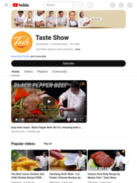 Learn cooking Chinese dishes with true chefs - Taste Show