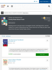 Family Read Aloud Tools | Johnson County Library | BiblioCommons