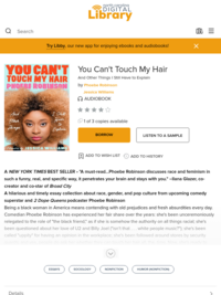 You Can't Touch My Hair - North Carolina Digital Library - OverDrive