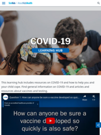COVID-19 Learning Hub - About Kids' Health from Sick Kids