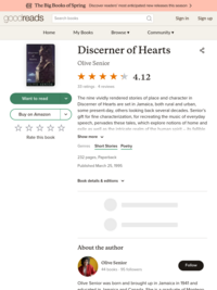 Discerner of Hearts by Olive Senior