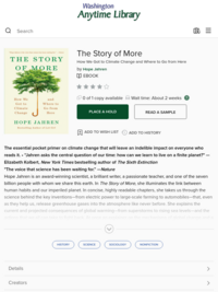 The Story of More - Washington Anytime Library - ebook