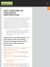ANTI-RACISM AS VIOLENCE PREVENTION