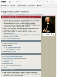Public Domain collection of J. S. Bach's Music