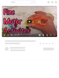 Fine Motor Activites- YouTube