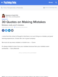 30 quotes on Making Mistakes