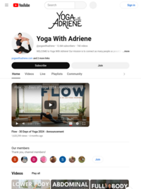 Website: Yoga With Adriene