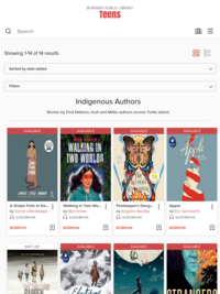 Indigenous Voices - Audiobooks (Overdrive/Libby)