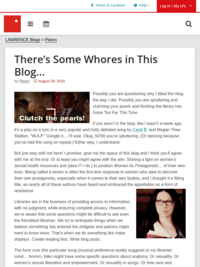 There's Some Whores In This Blog