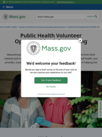Health Services COVID-19 Volunteer Form | Mass.gov