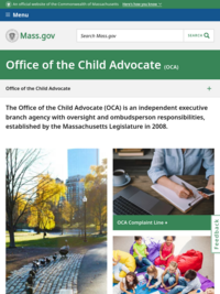 Office of the Child Advocate | Mass.gov