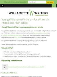 Young Willamette Writers