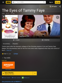 The Eyes of Tammy Faye (2000) - IMDb