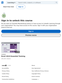Microsoft-2019 Essential Training (You will need a CMLibrary Card to access LinkedIn Learning)