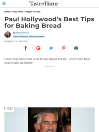 Taste of Home | Paul Hollywood’s Best Tips for Baking Bread