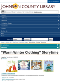 Warm Winter Clothing Storytime