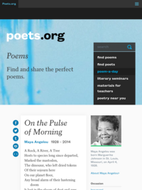On the Pulse of Morning by Maya Angelou - Poems | poets.org