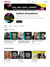 Authors Everywhere!
 - YouTube