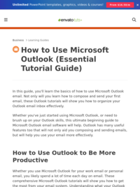 Micros Outlook Essential Tutorial Guide