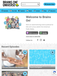 Brains on! A podcast for kids and curious adults