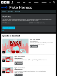 BBC Radio 4 - Fake Heiress Podcast