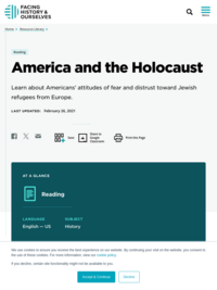 America and the Holocaust | Facing History and Ourselves
