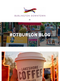Burlington Downtown - Cafes and Coffee Shops