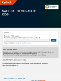 National Geographic  online library resource