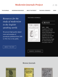 Modernist Journals Project