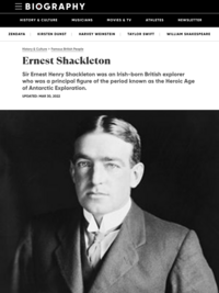 Ernest Shackleton Biography