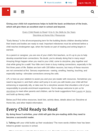 Early Literacy Resources